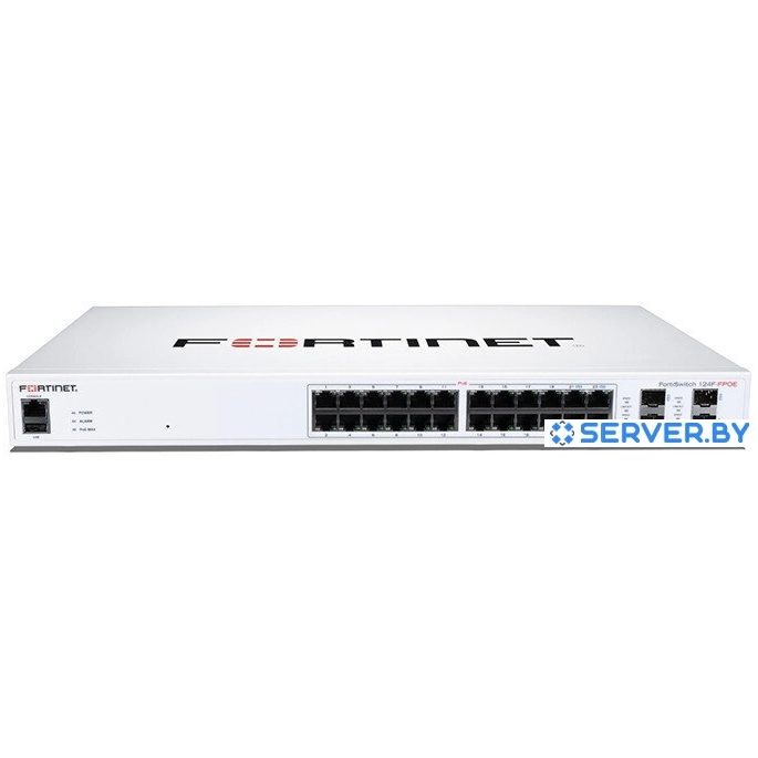 Управляемый коммутатор 2-го уровня Fortinet FS-124F-FPOE. Фото 1