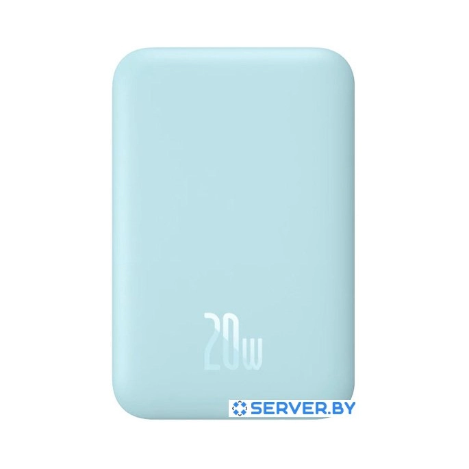 Внешний аккумулятор Baseus Magnetic Wireless PPCX020003 6000mAh (голубой). Фото1