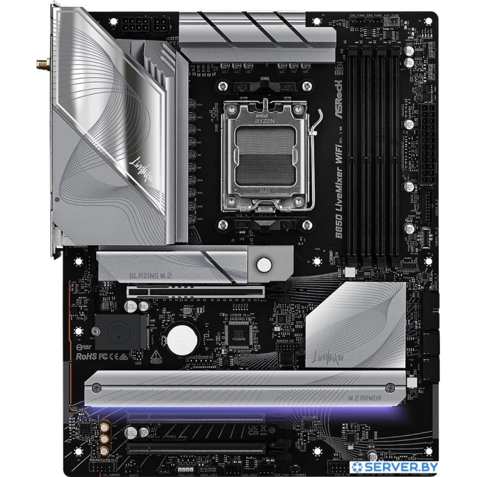 Материнская плата ASRock B850 LiveMixer WiFi. Фото 2
