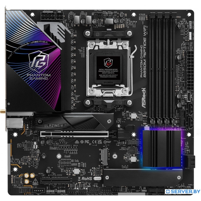 Материнская плата ASRock B850M Riptide WiFi. Фото1