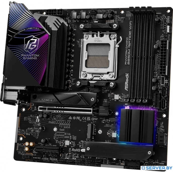 Материнская плата ASRock B850M Riptide WiFi. Фото4