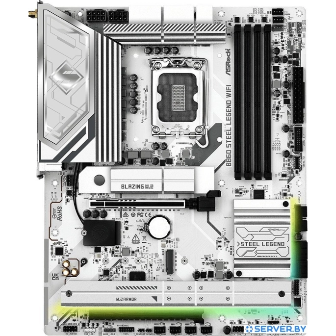 Материнская плата ASRock B860 Steel Legend WiFi. Фото 2