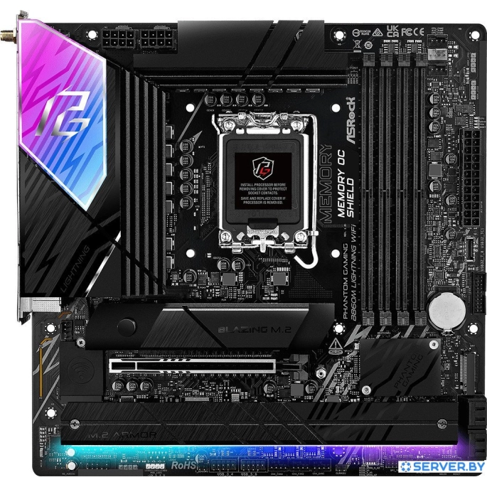 Материнская плата ASRock B860M Lightning WiFi. Фото 1