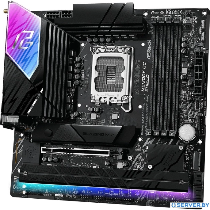 Материнская плата ASRock B860M Lightning WiFi. Фото 4