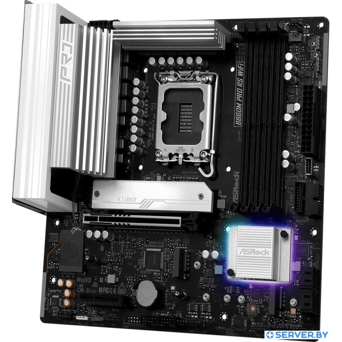 Материнская плата ASRock B860M Pro RS WiFi. Фото 4