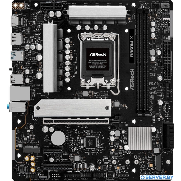 Материнская плата ASRock B860M-X. Фото 1