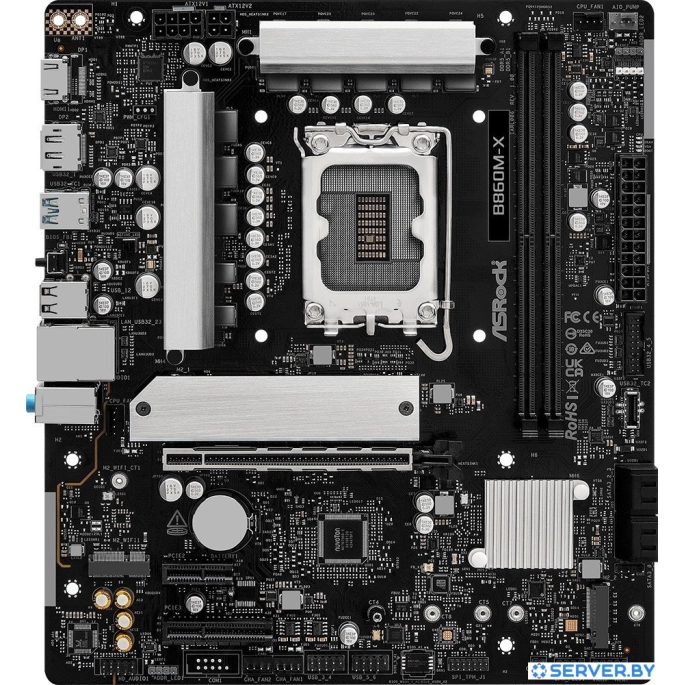 Материнская плата ASRock B860M-X. Фото 2