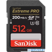 Карта памяти SanDisk Extreme PRO SDXC SDSDXXD-512G-GN4IN 512GB