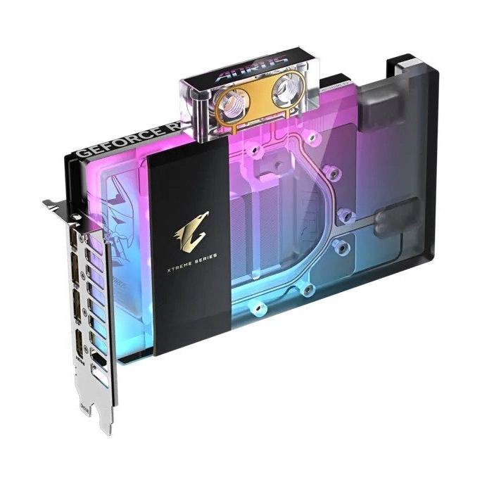 Видеокарта Gigabyte Aorus GeForce RTX 5080 Xtreme Waterforce WB 16G GV-N5080AORUSX WB-16GD. Фото1