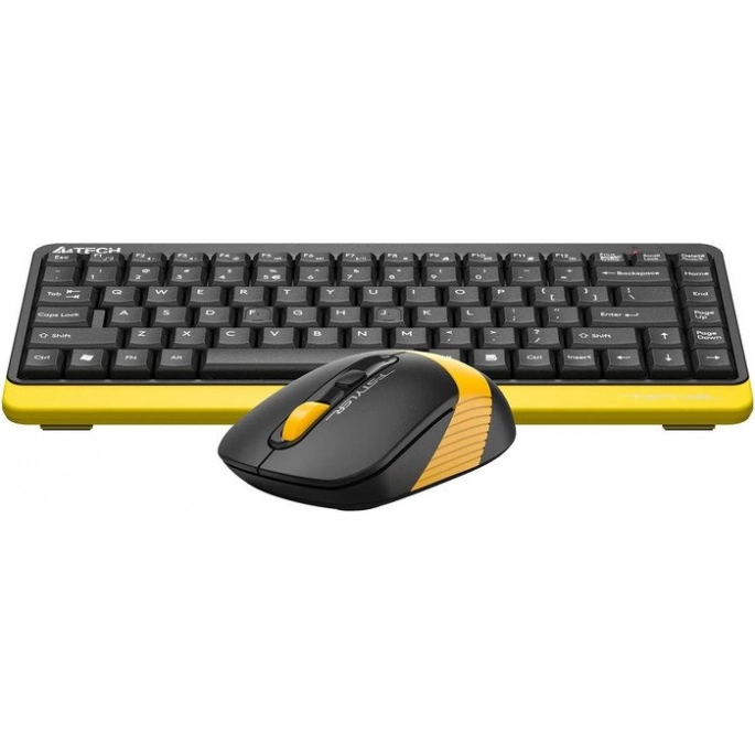 Офисный набор A4Tech Fstyler FG1110 (черный/желтый). Фото4
