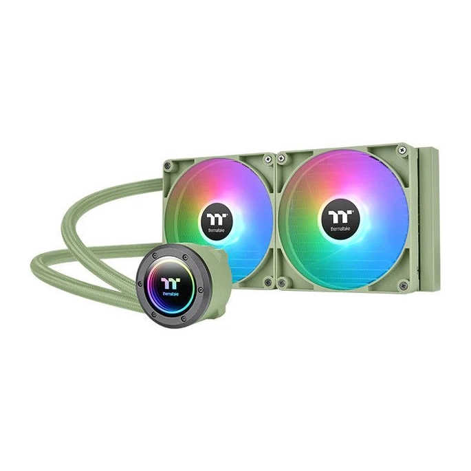 Жидкостное охлаждение для процессора Thermaltake TH280 V2 ARGB CL-W375-PL14MG-A. Фото1