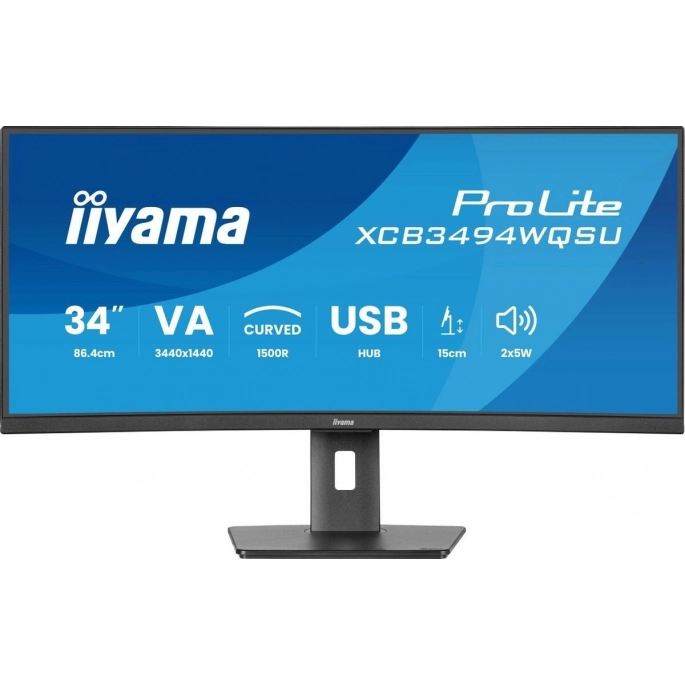 Монитор Iiyama ProLite XCB3497WQSNPH-B1. Фото1