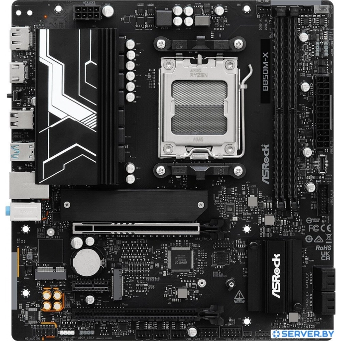 Материнская плата ASRock B850M-X R2.0. Фото2