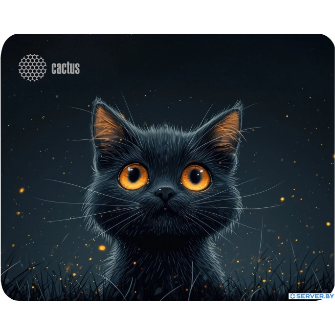 Коврик для мыши CACTUS Black Cat CS-MPC-D09S. Фото1