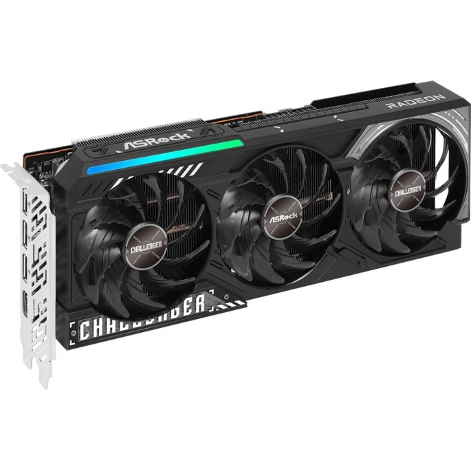 Видеокарта ASRock AMD Radeon RX 9070 Challenger 16GB RX9070 CL 16G. Фото1