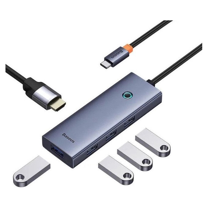 Док-станция Baseus Flite Series 4-Port USB-C Hub B00052809813-00. Фото2
