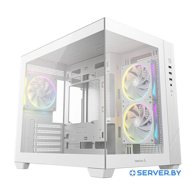 Корпус DeepCool CG330 3F WH R-CG330-WHNGM3-G. Фото1