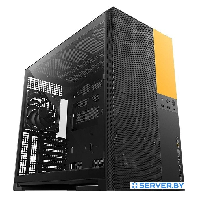 Корпус Geometric Future Model 5 Vent 5FAN (черный/желтый). Фото3