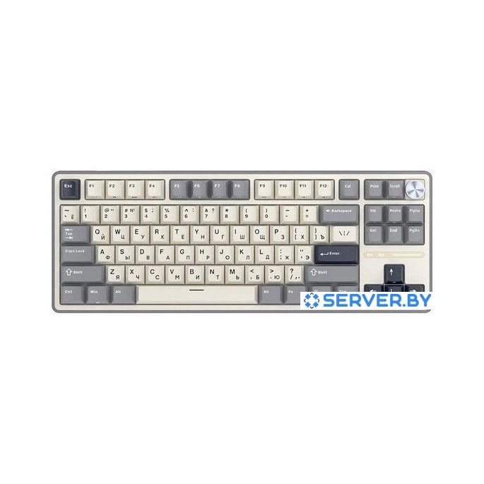 Клавиатура Royal Kludge R87 Pro Half Grey (RK Brown). Фото2