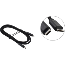 Кабель 5bites TC203-112B USB Type-C - USB Type-C (1.2 м, черный)