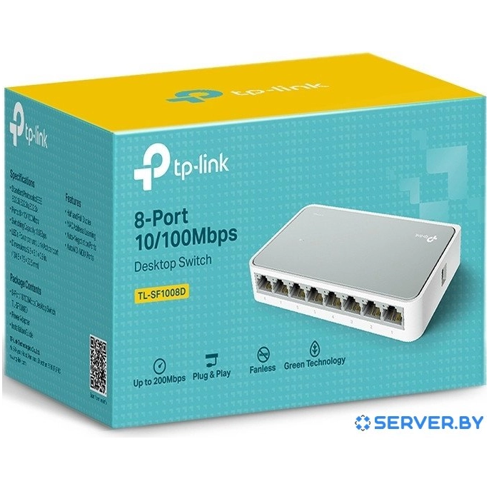 Неуправляемый коммутатор TP-Link TL-SF1008D. Фото4