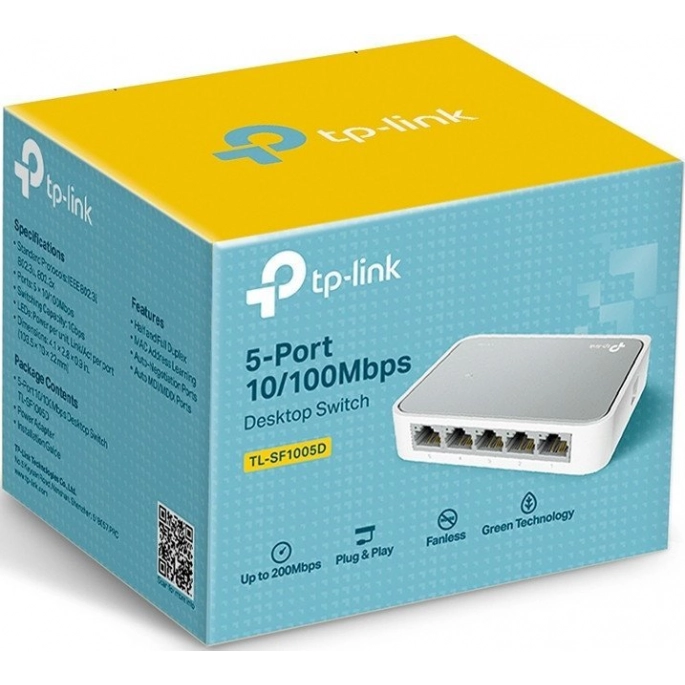 Неуправляемый коммутатор TP-Link TL-SF1005D. Фото4