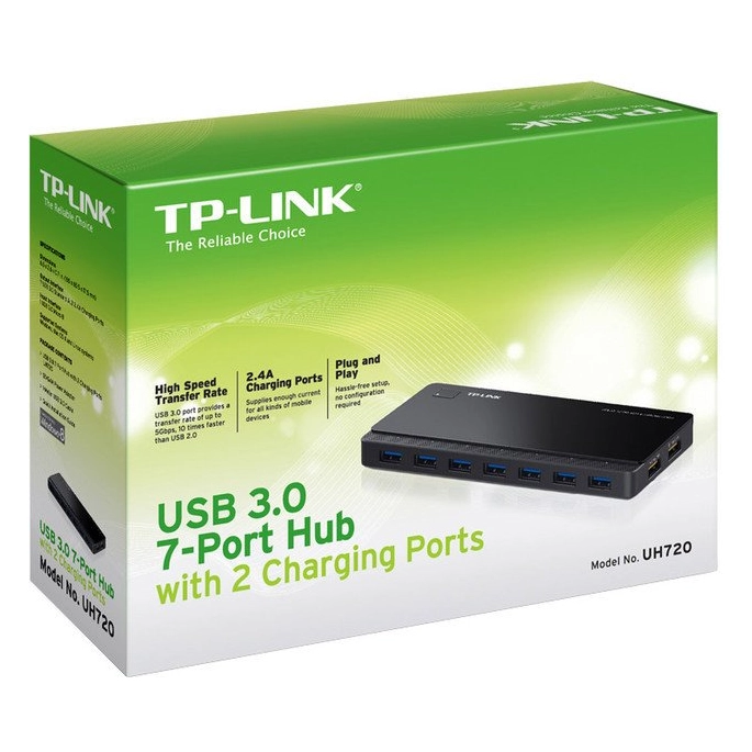 USB-хаб TP-Link UH720. Фото2