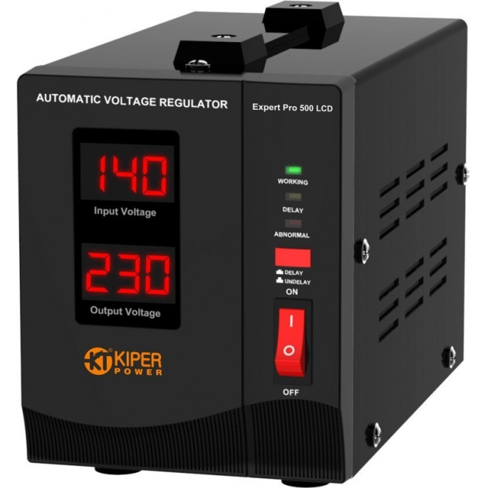 Стабилизатор напряжения Kiper Power Expert Pro 500 LCD. Фото1