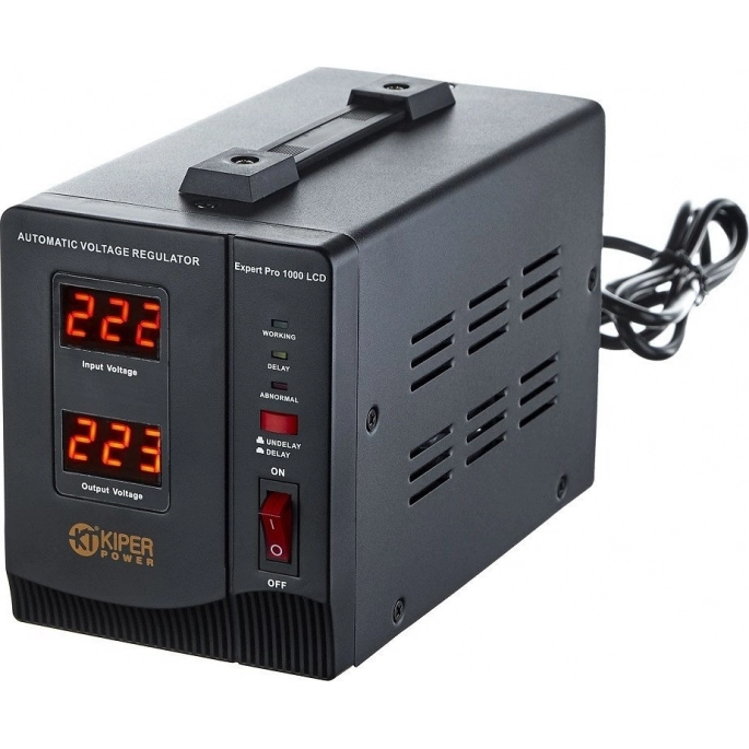 Стабилизатор напряжения Kiper Power Expert Pro 1000 LCD. Фото2
