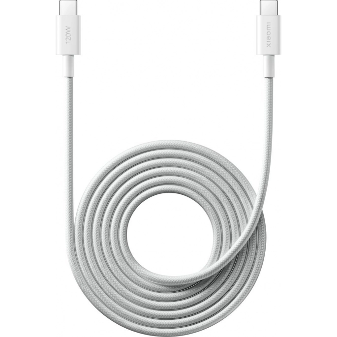 Кабель Xiaomi 120W USB Type-C - USB Type-C BHR087AGL (2 м, белый). Фото1