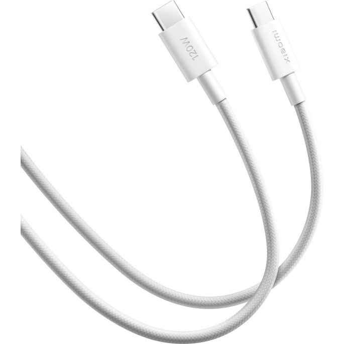 Кабель Xiaomi 120W USB Type-C - USB Type-C BHR087AGL (2 м, белый). Фото2
