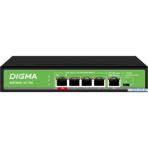 Неуправляемый коммутатор Digma DSP204G-1G-T80