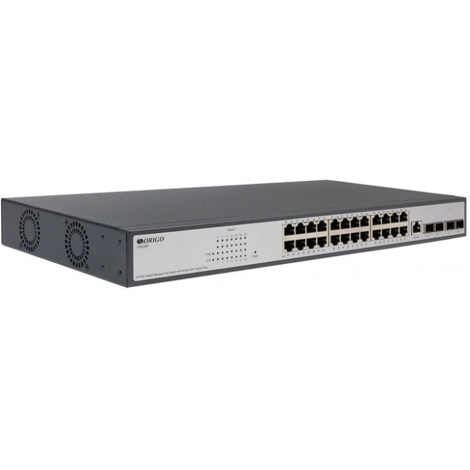 Управляемый коммутатор 3-го уровня Origo OS3228P/250W/A1A. Фото1