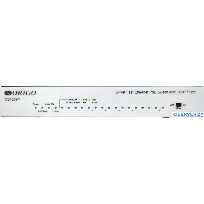 Неуправляемый коммутатор Origo OS1209P/80W/A1A. Фото2