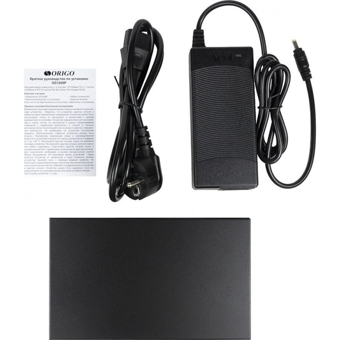 Неуправляемый коммутатор Origo OS1209P/80W/A1A. Фото5