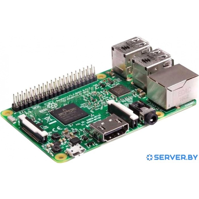 Одноплатный компьютер Raspberry PI 3 Model B. Фото1