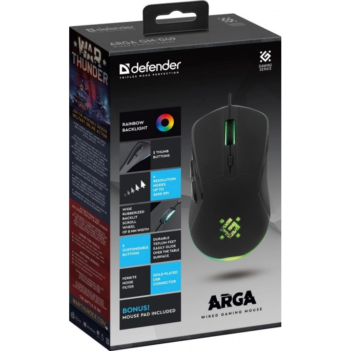Игровая мышь Defender Arga GM-049. Фото3