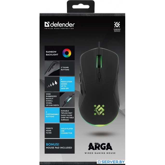 Игровая мышь Defender Arga GM-049. Фото4