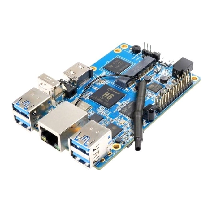 Одноплатный компьютер Orange pi 3 H6 2GB+8GB eMMC RD048. Фото1
