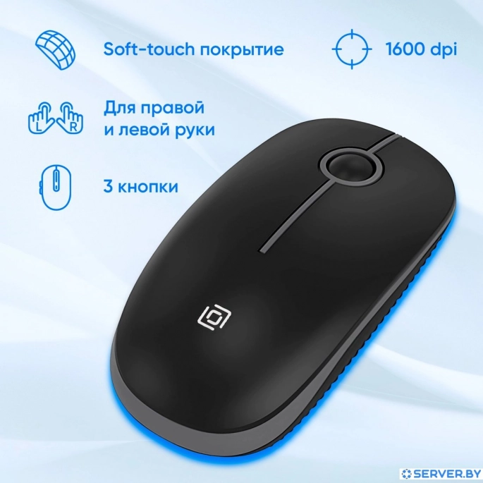 Офисный набор Oklick S315W (черный). Фото5