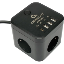 Сетевой фильтр Cablexpert CUBE-3-CU3-B-1.5