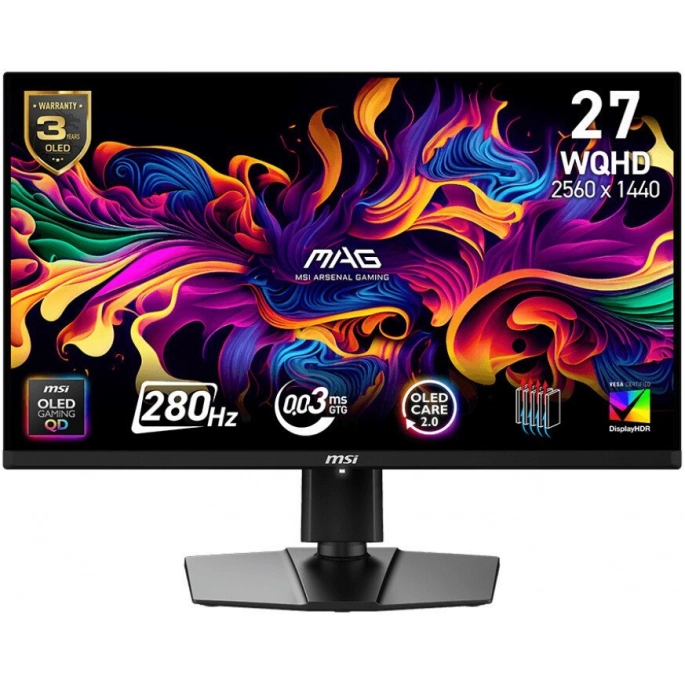 Игровой монитор MSI MAG 271QP QD-OLED X28. Фото1