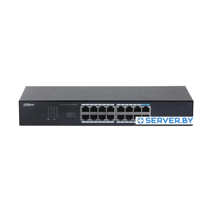 Неуправляемый коммутатор Dahua DH-S3016-16GT. Фото1