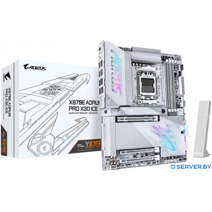 Материнская плата Gigabyte X870E Aorus Pro X3D Ice. Фото5