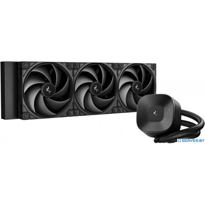 Система жидкостного охлаждения для процессора DeepCool LE360 V2 Zero Dark R-LE360ZERO-BKLNMD-G-1. Фото1