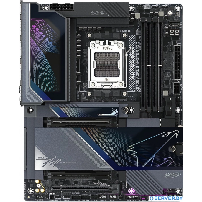 Материнская плата Gigabyte X870E Aorus Master X3D. Фото1