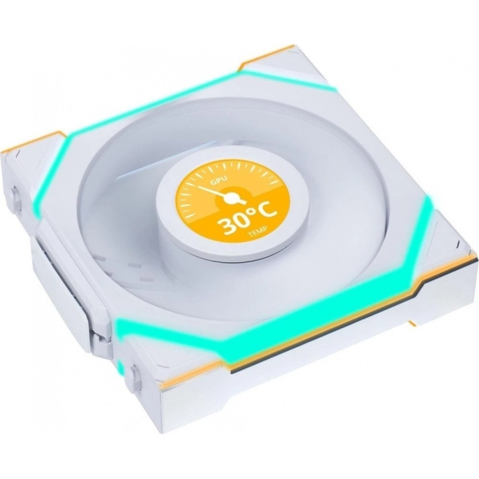 Комплект вентиляторов для корпуса с контроллером Lian Li Uni Fan SL 120 Wireless LCD Reverse G99.12RSLLCD1W3W.R0. Фото3