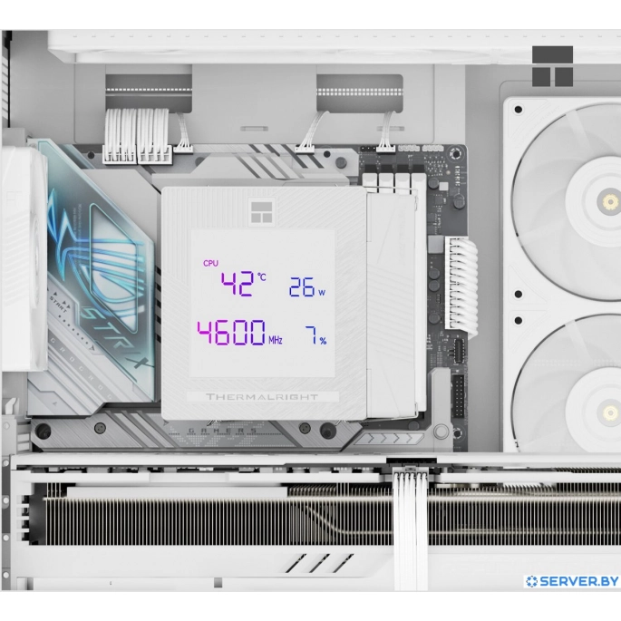 Кулер для процессора Thermalright Phantom Spirit 120 Digital SNOW (черный). Фото4