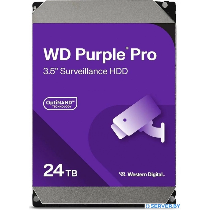 Жесткий диск WD Purple Pro 24TB WD241PURP. Фото1