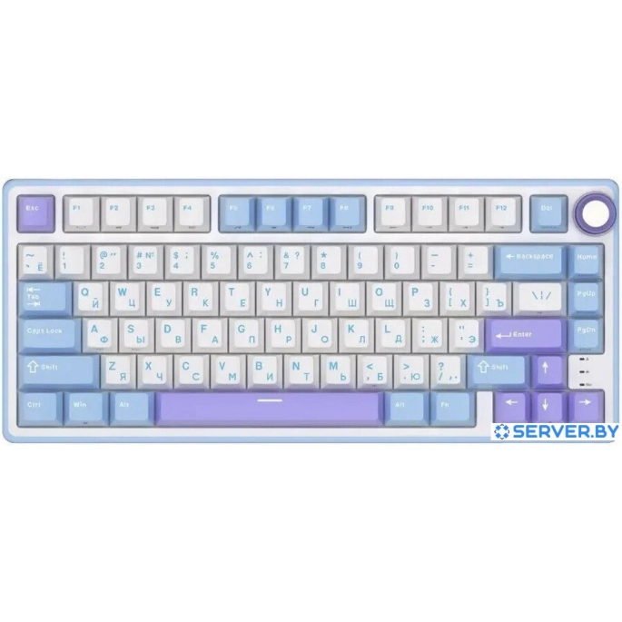 Клавиатура Royal Kludge R75 RGB Taro Milk (RK Silver). Фото2